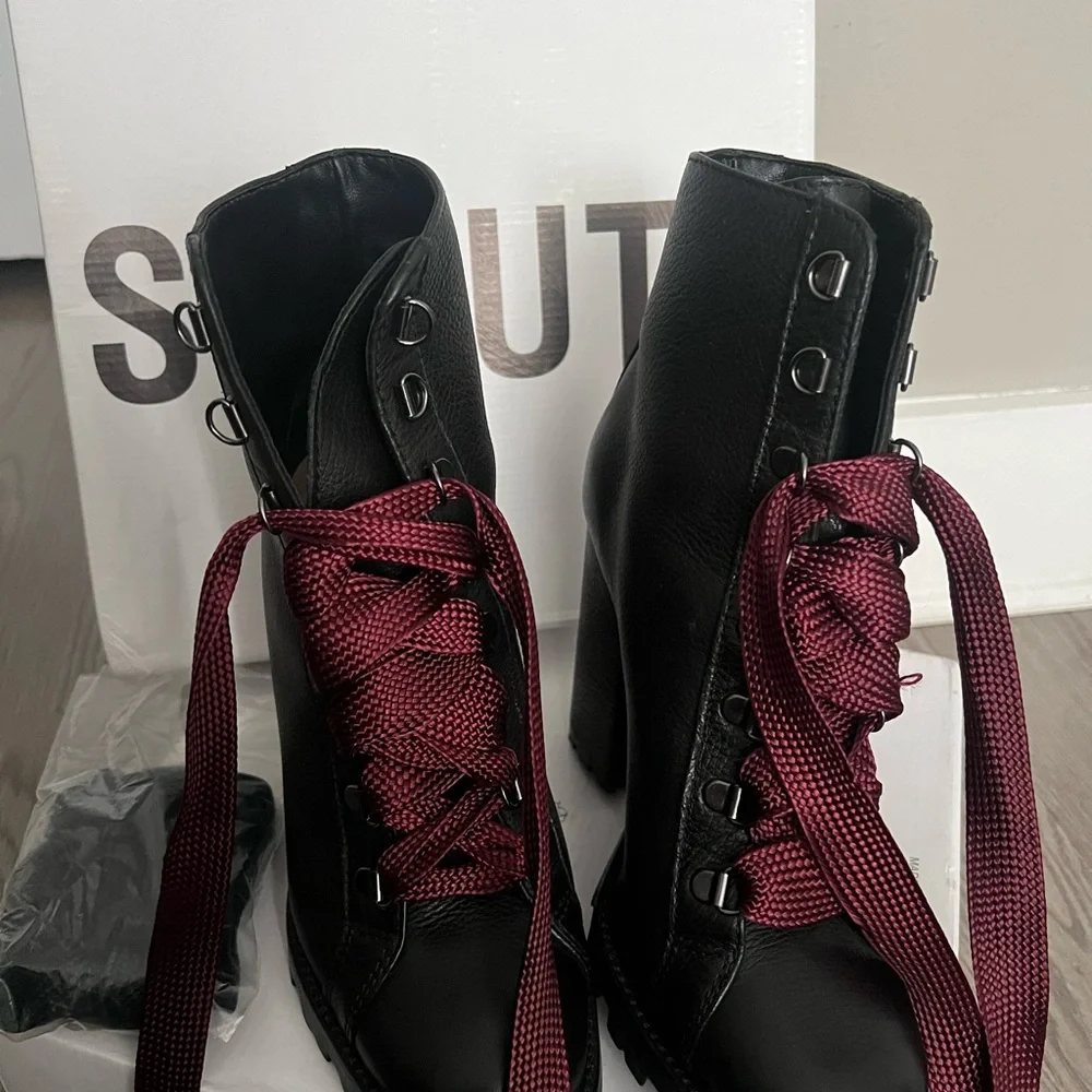 SCHUTZ Zara boots. Also comes with black laces. Worn once. - Picture 3 of 7